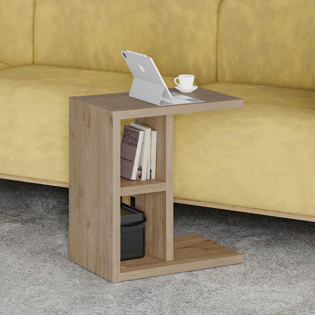 BEISTELLTISCH in Holzwerkstoff  - Sonoma Eiche, Design, Holzwerkstoff (50/45/29.5cm) - Livetastic