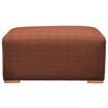 HOCKER in Textil Kupferfarben  - Buchefarben/Kupferfarben, Konventionell, Holz/Textil (101/44/92cm) - Livetastic