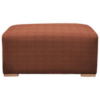 HOCKER Cord Kupferfarben  - Buchefarben/Kupferfarben, KONVENTIONELL, Holz/Textil (101/44/92cm) - Livetastic