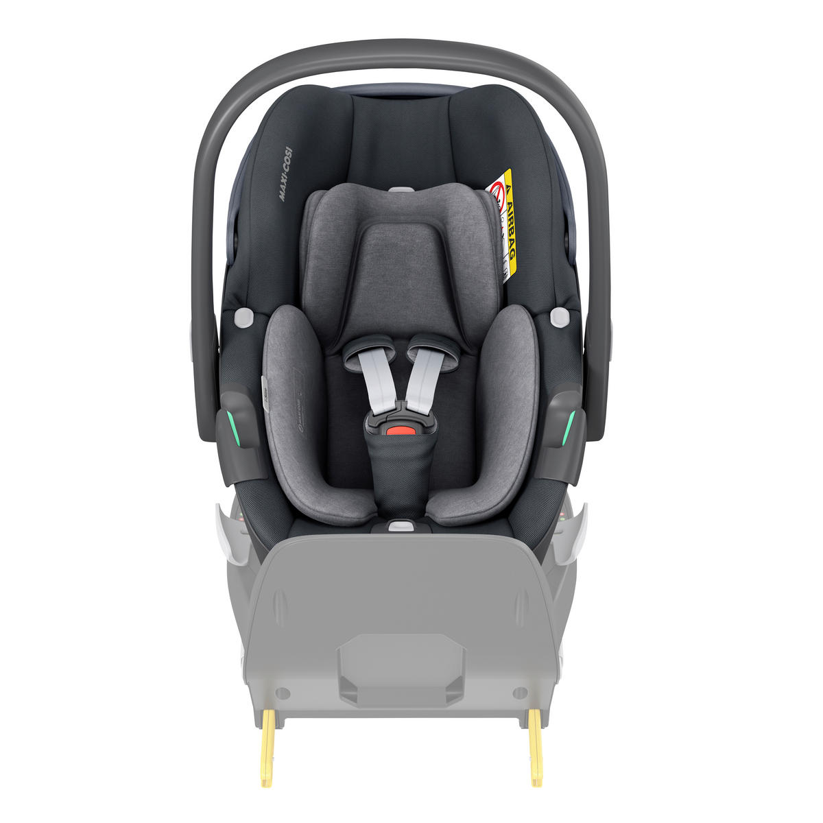 BABYSCHALE Pebble 360 Essential Graphite   - Graphitfarben, Basics, Kunststoff/Textil (44/56/67cm) - Maxi-Cosi