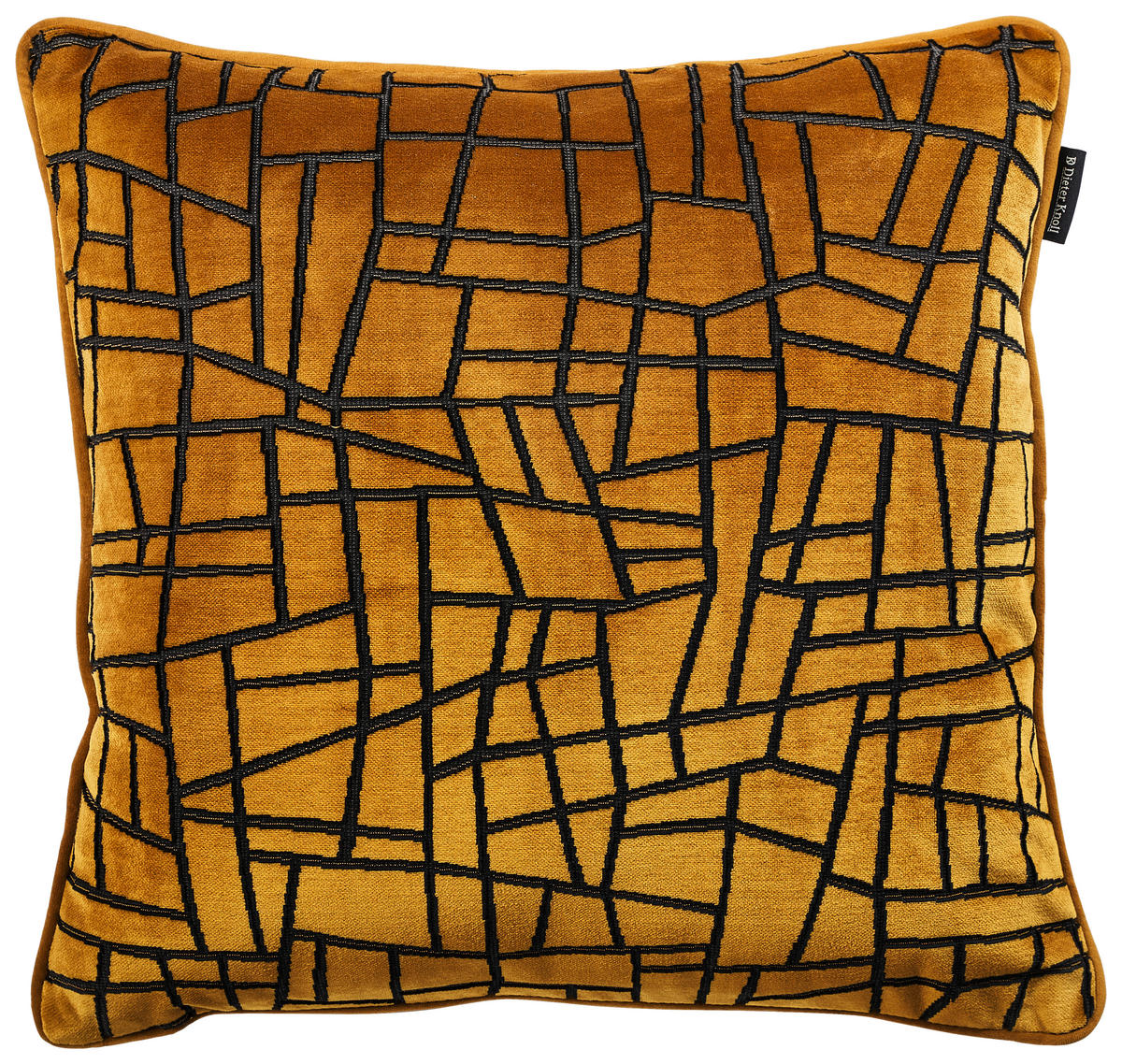 KISSENHÜLLE 45/45 cm  - Senfgelb, Textil (45/45cm) - Dieter Knoll