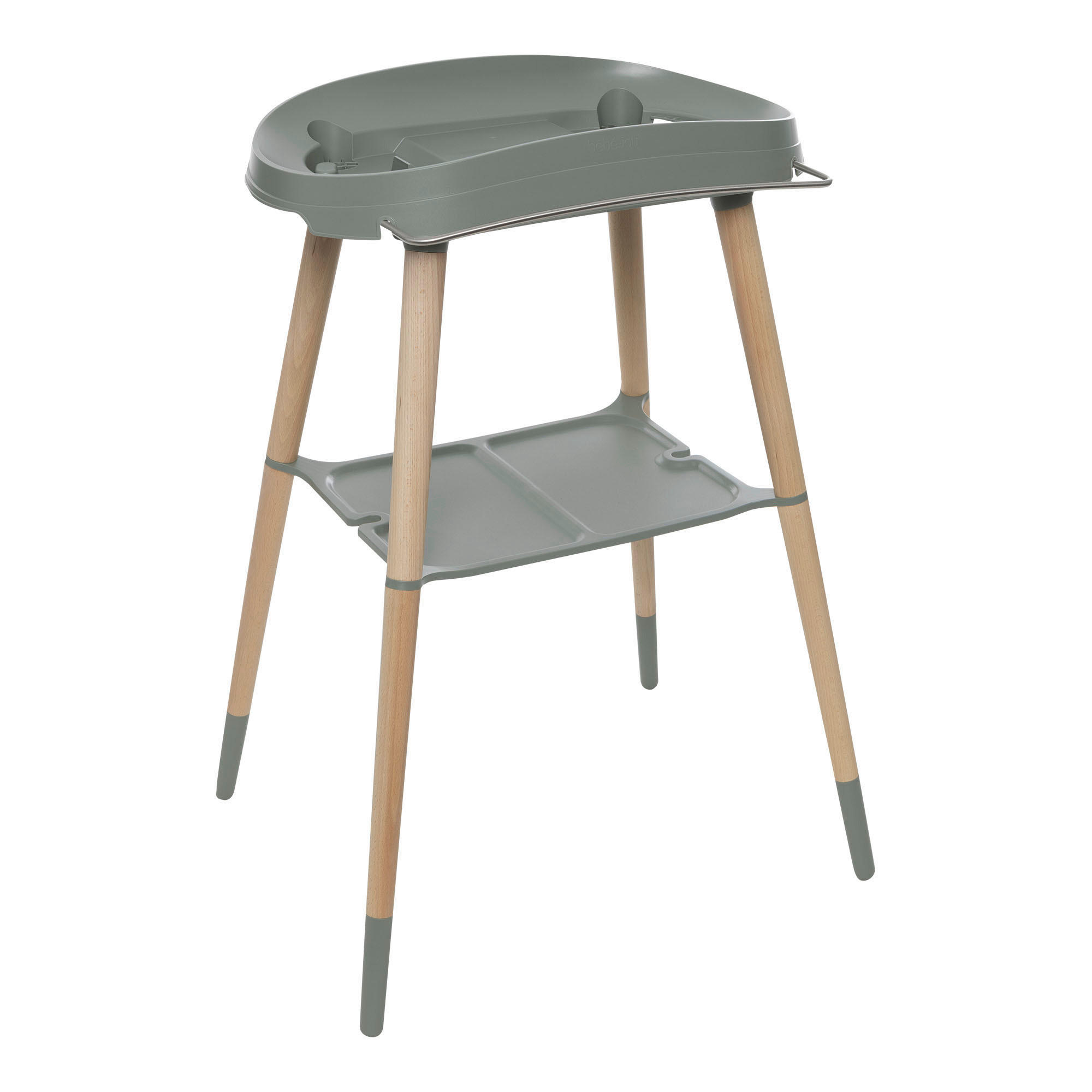 BADEWANNENSTÄNDER Breeze Green  - Grün, Basics, Holz (49,8/60/83,4cm) - Bebe Jou