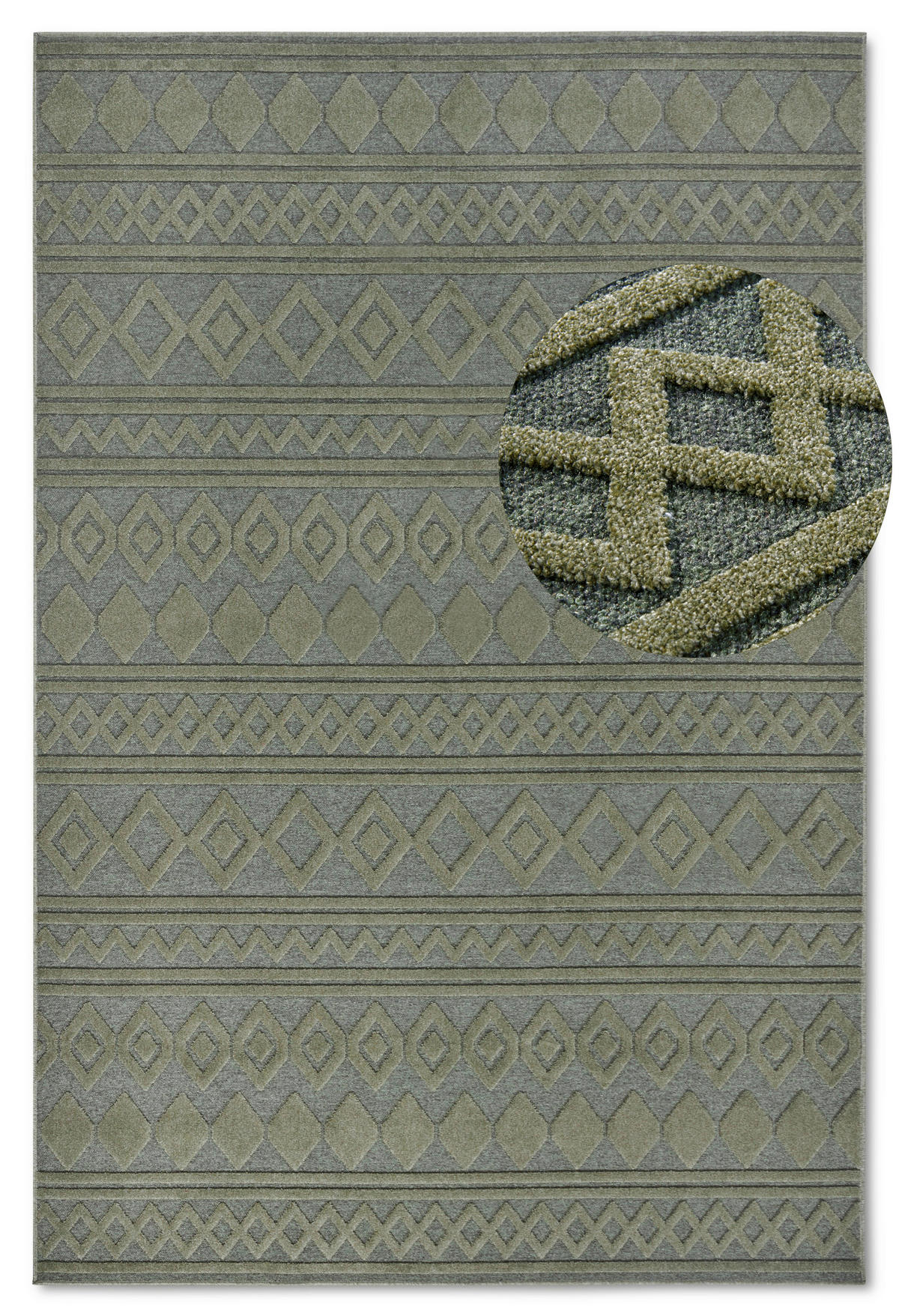 FLACHWEBETEPPICH 200/290 cm Kollektion 1879 Waldgrün  - Waldgrün, Design, Textil (200/290cm) - Villeroy & Boch