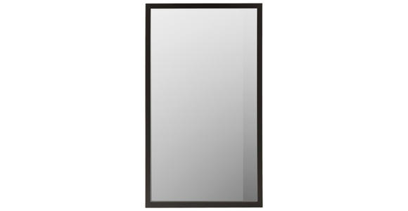 WANDSPIEGEL 34/74/1,9 cm    in rechteckig  - Schwarz, Design, Glas/Holzwerkstoff (34/74/1,9cm) - Carryhome