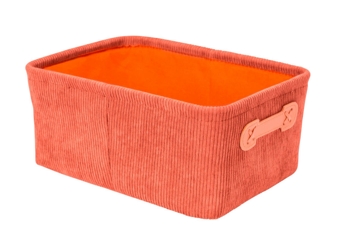 AUFBEWAHRUNGSKÖRBCHEN     - Altrosa, Basics, Textil (27,6/12/20cm) - Wenko