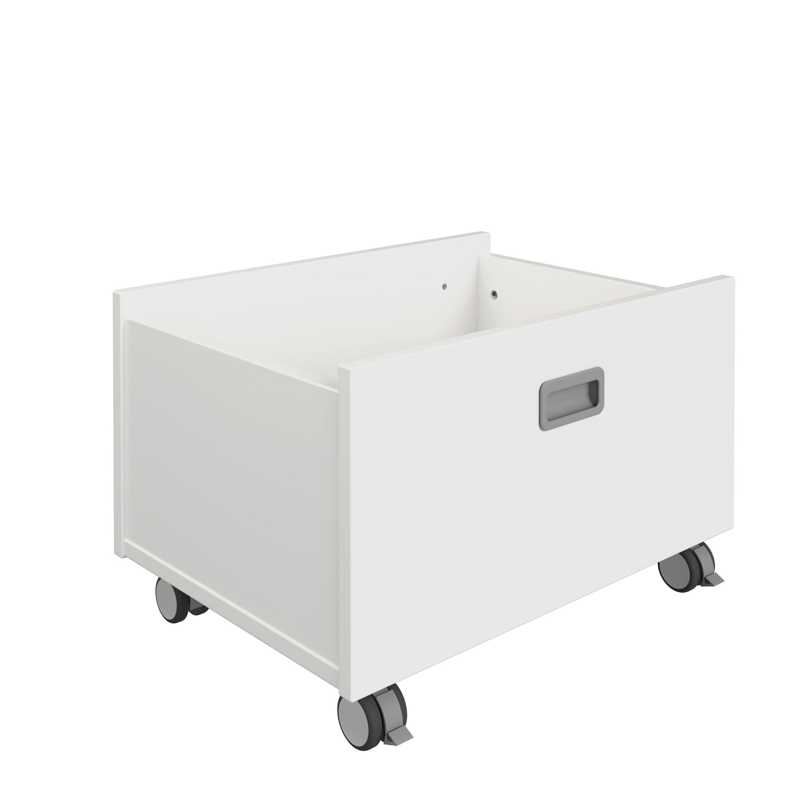 ROLLBOX     - Weiß, KONVENTIONELL, Holzwerkstoff (65/40/47cm) - Paidi