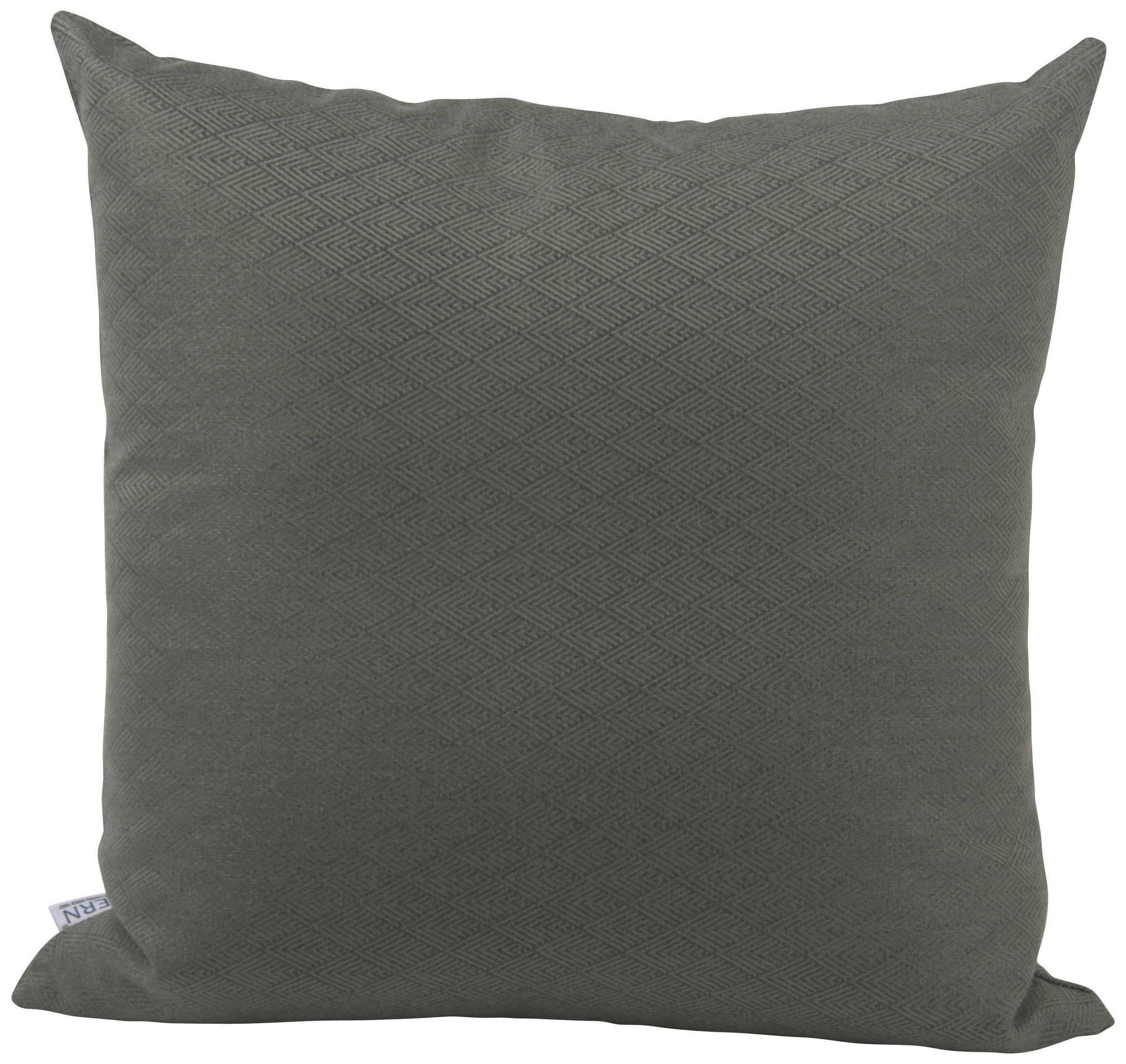 OUTDOOR-KISSEN Raute  - Dunkelgrau, Basics, Textil (55/55cm) - Stern