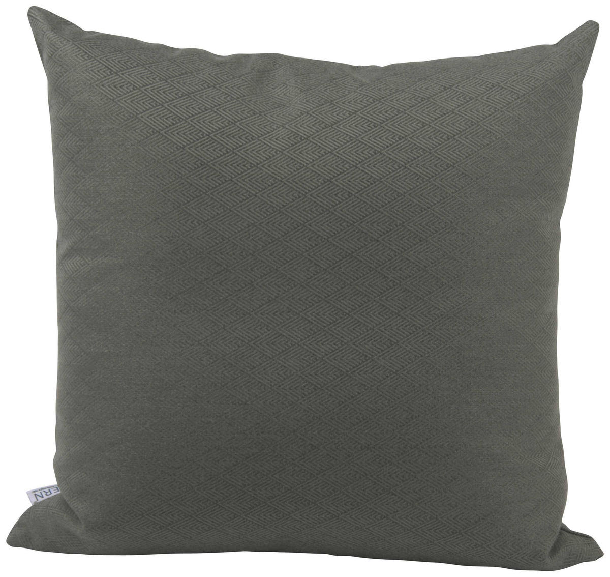 OUTDOOR-KISSEN Raute  - Dunkelgrau, Basics, Textil (55/55cm) - Stern