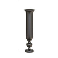 VASE 80 cm  - Schwarz, Design, Metall (20/79cm) - Ambia Home