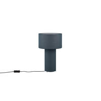 BORDSLAMPA 24/40 cm   - blå, Design, textil/plast (24/40cm) - Trio Leuchten