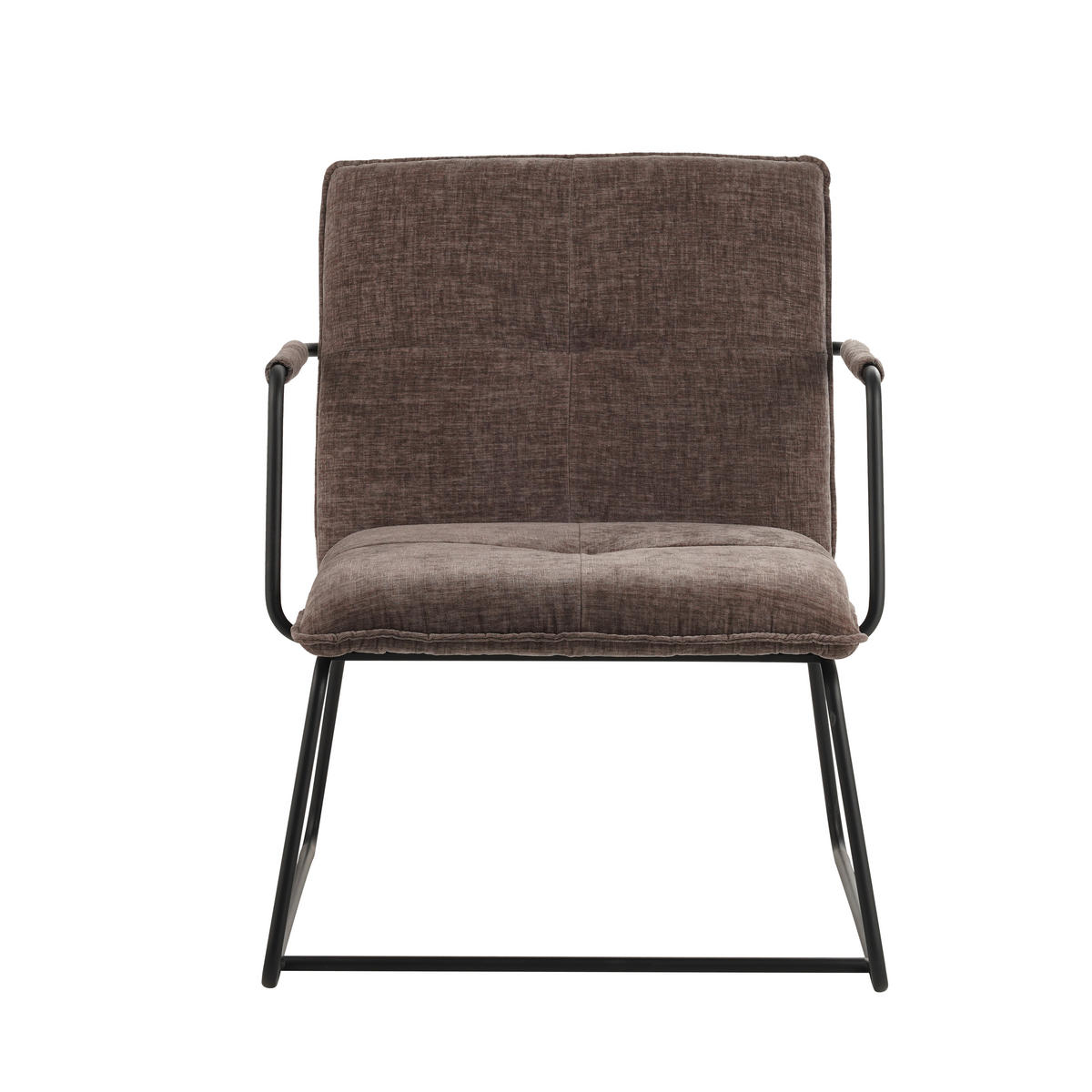 KRESLO, textil, sivá - čierna/sivá, Modern, kov/textil (65/80/68cm) - MID.YOU