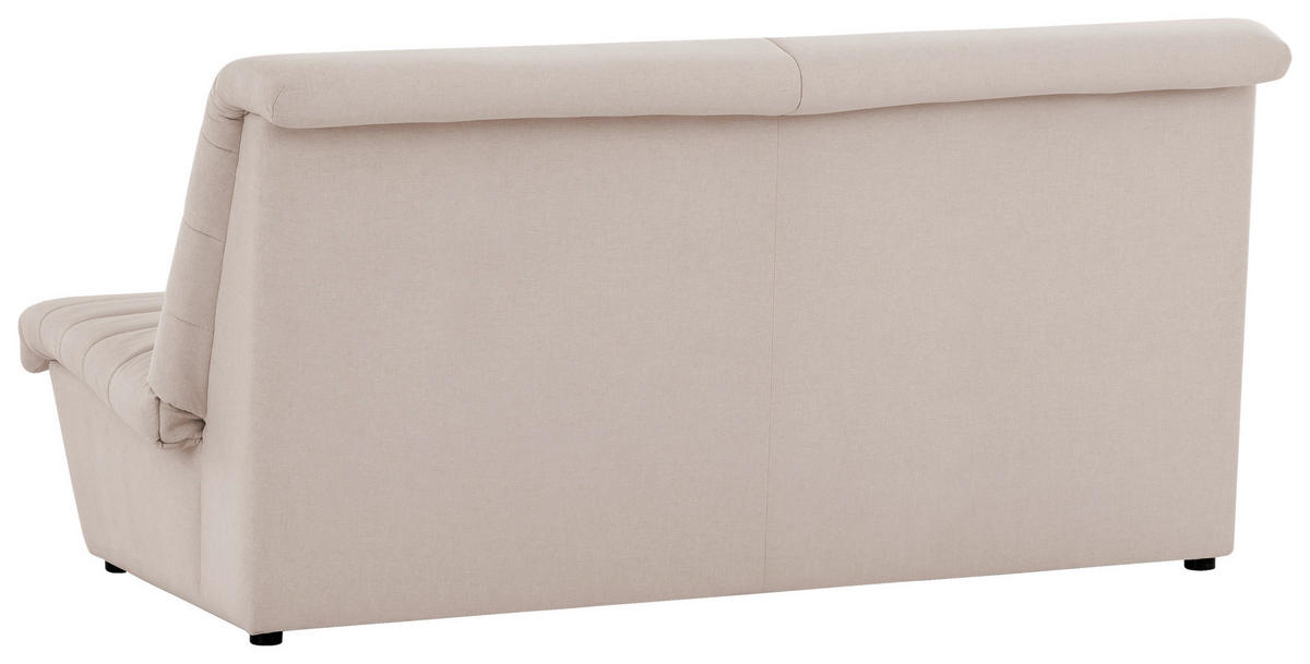 2-SITZER-SOFA Webstoff Ecru  - Ecru/Schwarz, Design, Kunststoff/Textil (185/92/103cm) - LOOKS by W.Joop