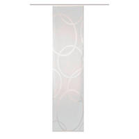 FLÄCHENVORHANG in Ecru halbtransparent  - Ecru, Design, Textil (60/245cm)