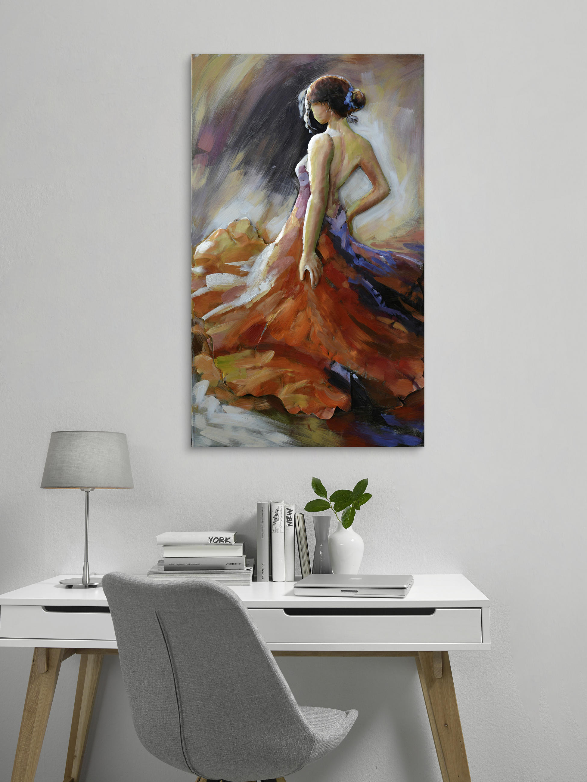 SLIKA NA METALU 70/120 cm - višebojna, Osnovno, metal (70/120cm) - Monee