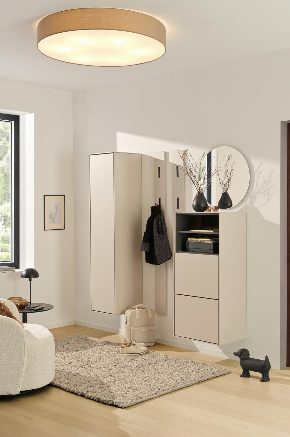 SCHUHSCHRANK Kaschmir  - Kaschmir, Design, Holzwerkstoff (55/118/41cm) - Voleo