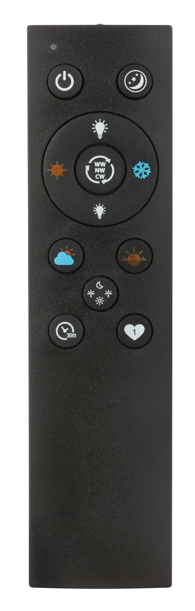 LED-DECKENLEUCHTE Aurie Glow 39/8 cm   - Schwarz, KONVENTIONELL, Kunststoff (39/8cm) - Briloner