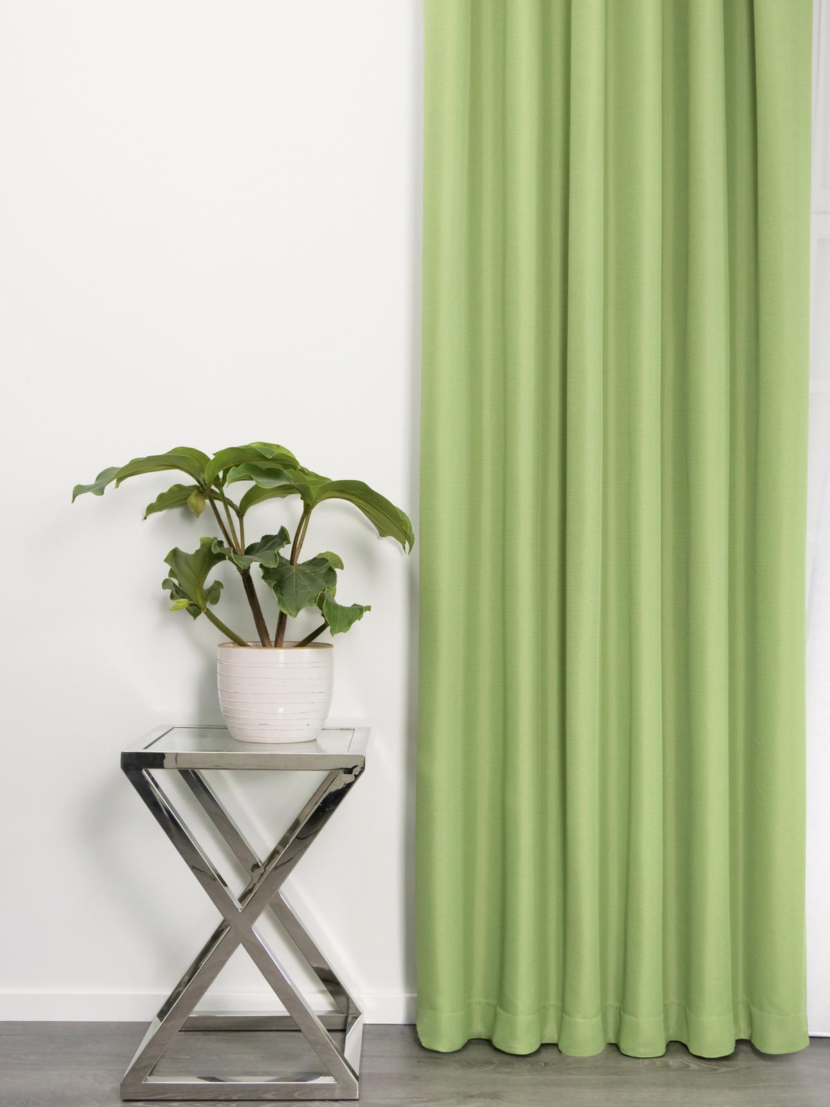MATERIAL TEXTIL DECORATIV opac  - verde, Basics, textil (275cm)