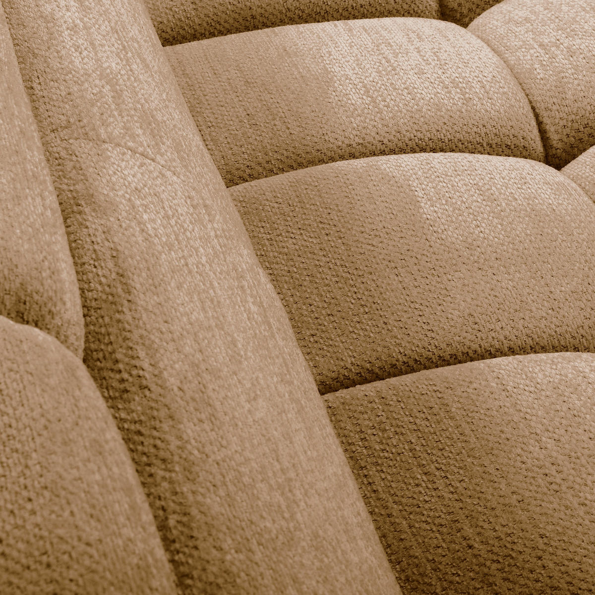 ECKSOFA  Webstoff Rostfarben  - Rostfarben/Schwarz, Design, Kunststoff/Textil (274/177cm) - Livetastic
