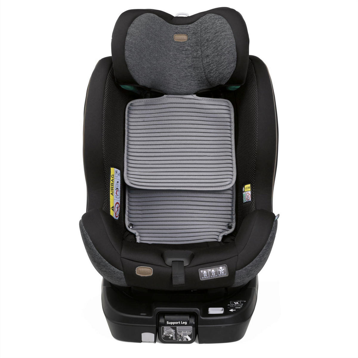 KINDERAUTOSITZ SEAT3FIT IS AIR  - Schwarz, Basics (49/44/61cm) - Chicco