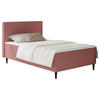 BOXBETT 90/200 cm  in Rosa  - Schwarz/Rosa, KONVENTIONELL, Textil (90/200cm) - P & B