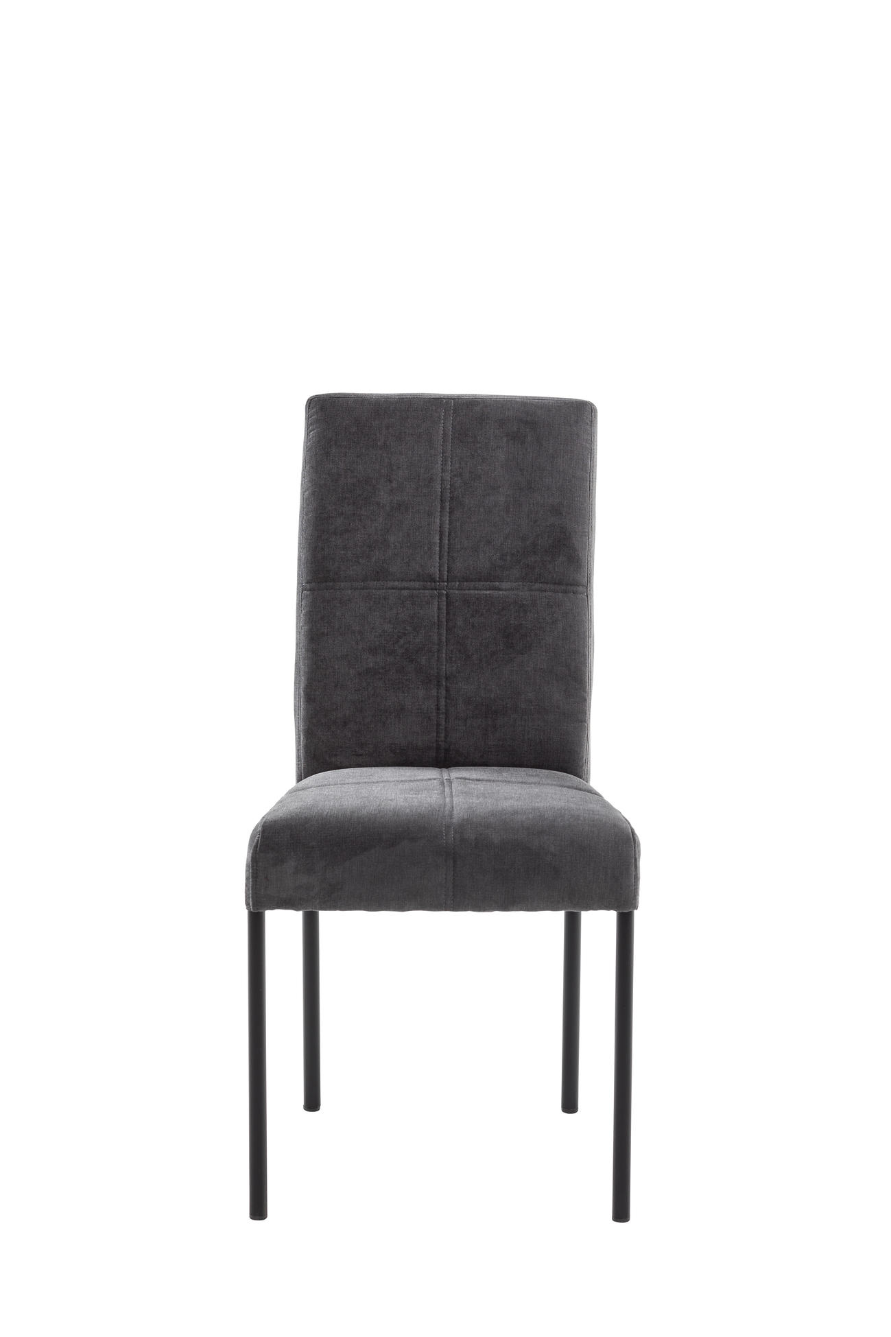 STOLICA  tamno siva  metal, tekstil      - tamno siva/crna, Moderno, metal/tekstil (46/91/61cm)