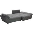 ECKSOFA Grau Flachgewebe  - Schwarz/Grau, Design, Kunststoff/Textil (278/175cm) - Xora