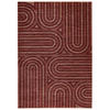 WEBTEPPICH 80/160 cm Bordeaux  - Bordeaux, Design, Textil (80/160cm) - Novel