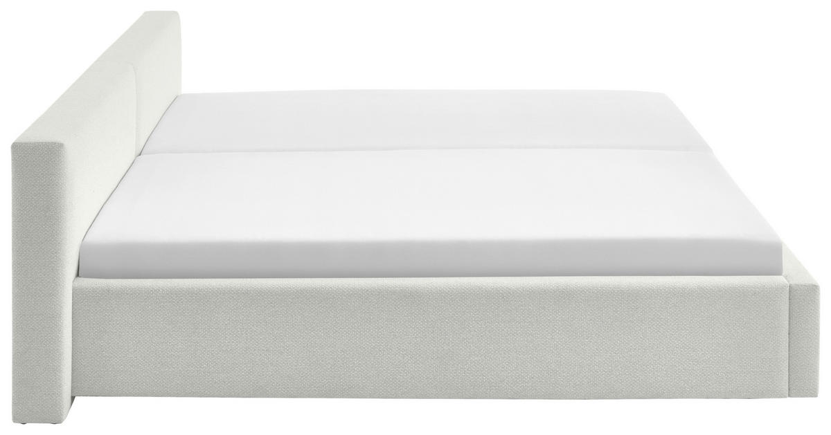 POLSTERBETT 240/200 cm,  in Weiß,  - Weiß, Basics, Textil (240/200cm) - Boxxx