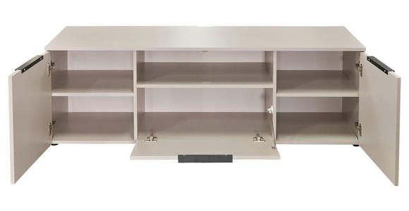 LOWBOARD  160/51,7/50 cm  Beimöbel erhältlich, stehend  - Kaschmir/Schwarz, KONVENTIONELL, Holzwerkstoff/Kunststoff (160/51,7/50cm) - Xora