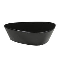 COUCHTISCH Mangoholz massiv 107/78/30 cm dreieckig Schwarz  - Schwarz, Design, Holz (107/78/30cm) - MID.YOU