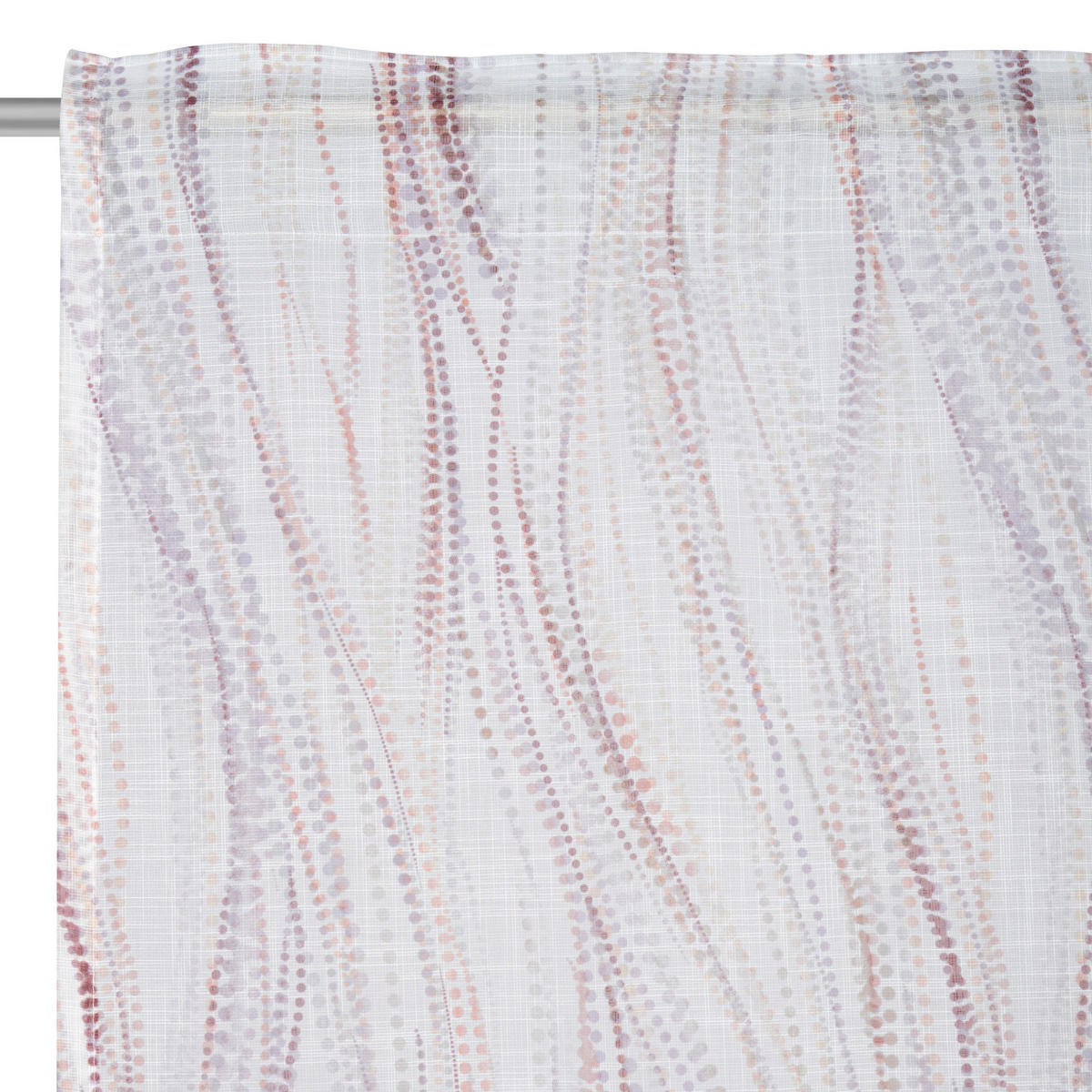HOTOVÝ ZÁVĚS, poloprůhledné, 140/245 cm - fialová, Konvenční, textil (140/245cm) - Esposa