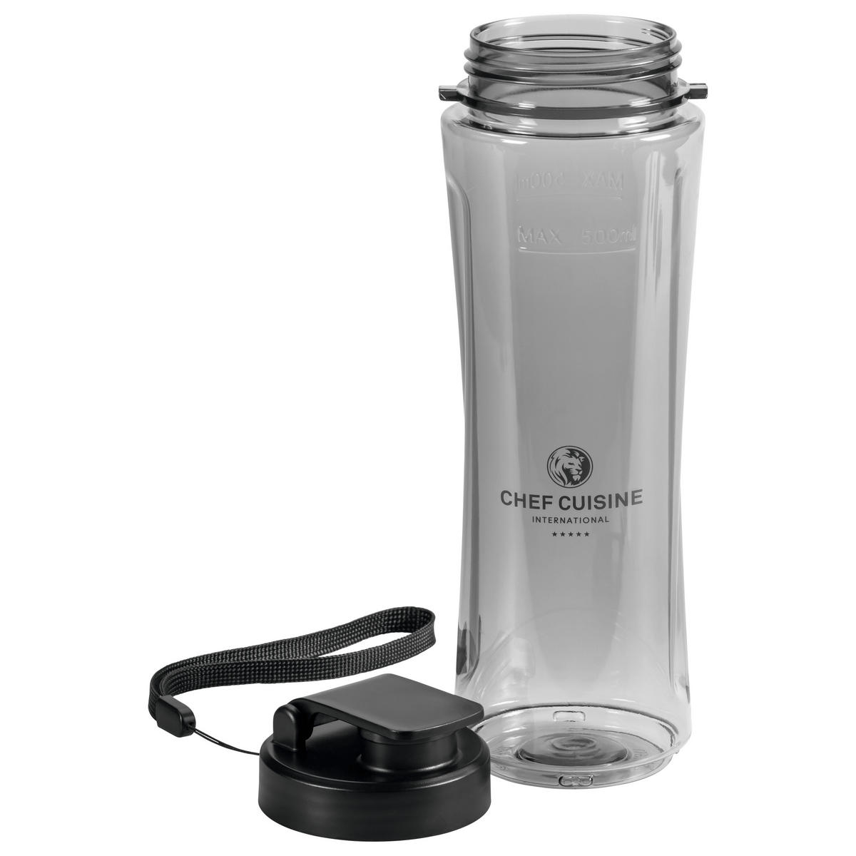 SMOOTHIE MAKER  - Edelstahlfarben/Schwarz, Basics, Kunststoff/Metall - CHEF CUISINE