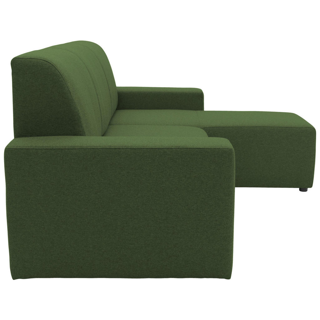 Thumbnail - Looks by W.Joop Ecksofa Looks X, Grün, Textil, Uni, 3-Sitzer, seitenverkehrt montierbar, L-Form, 222x150x88 cm, FSC Mix,...
