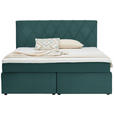 BOXSPRINGBETT 160/200 cm  in Türkis  - Türkis/Schwarz, Design, Holzwerkstoff/Kunststoff (160/200cm) - Xora