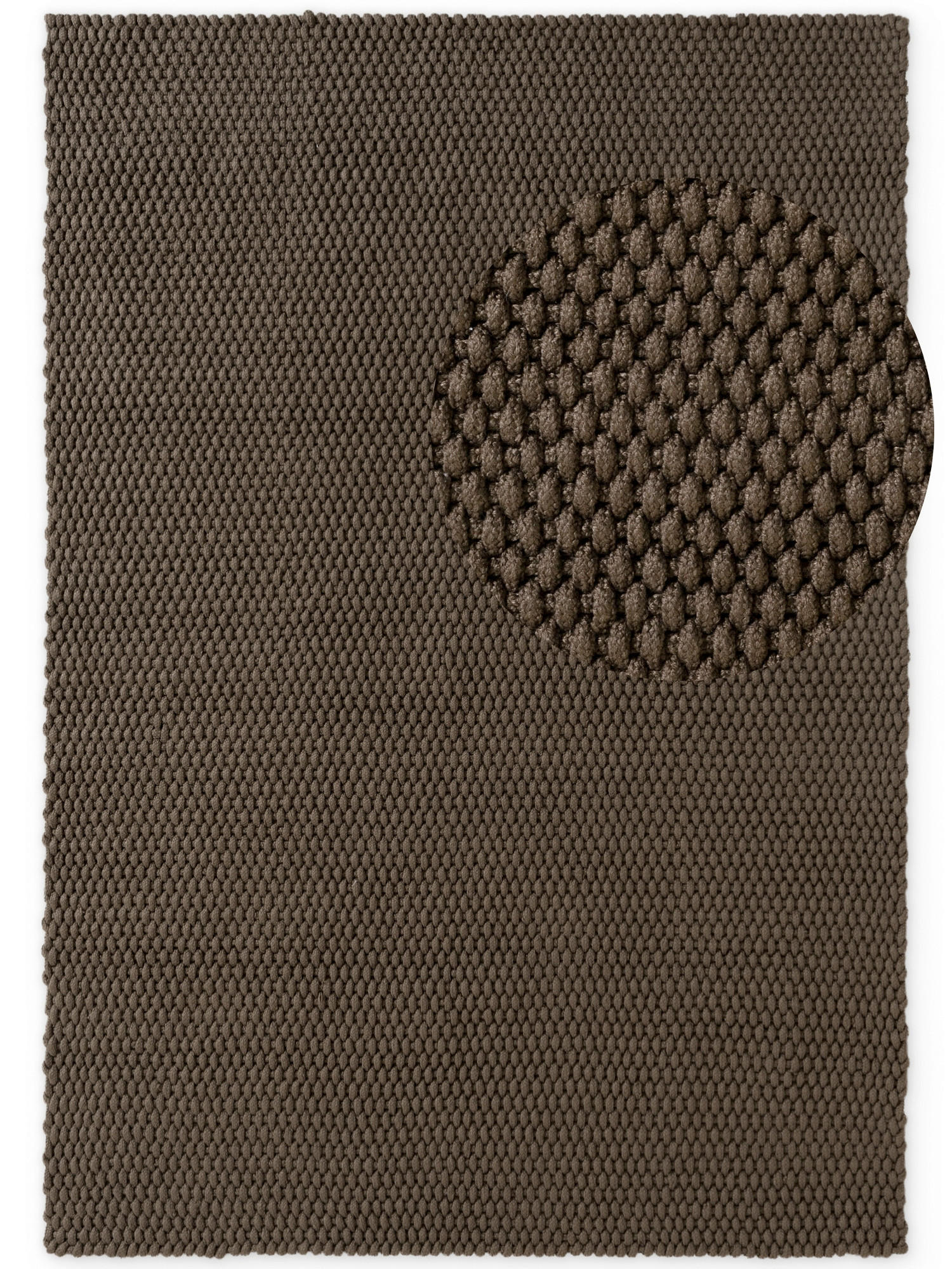 HANDWEBTEPPICH  Wohnzimmer 120/170 cm Southwark Dunkelbraun rechteckig  - Dunkelbraun, Design, Textil (120/170cm) - Ted Baker