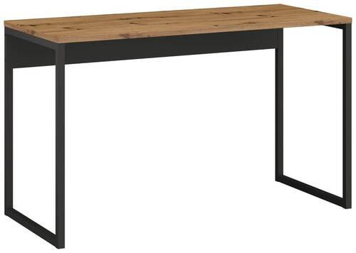 SCHREIBTISCH 120/58/74 cm  in Graphitfarben, Eiche Artisan  - Graphitfarben/Eiche Artisan, Design, Holzwerkstoff/Metall (120/58/74cm) - Stylife