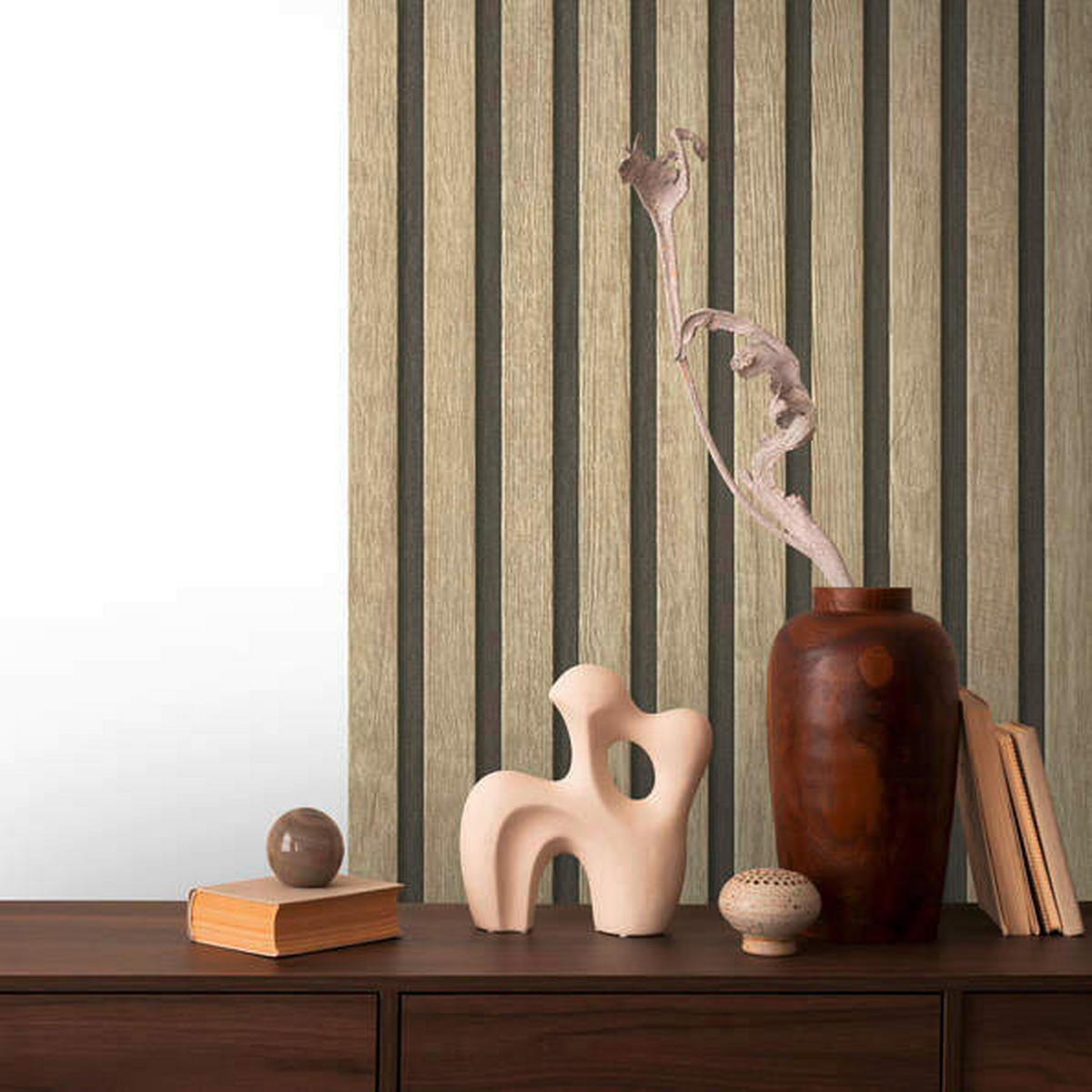 FOTOTAPETE  - Hellbraun, Design, Textil (52/250cm)