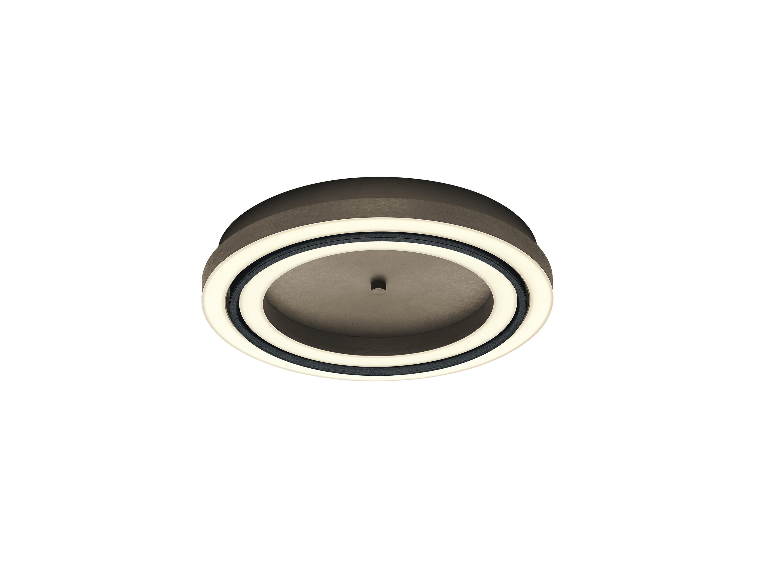 LED-DECKENLEUCHTE   50 cm   - Bronzefarben, Basics, Metall (50cm) - Hell