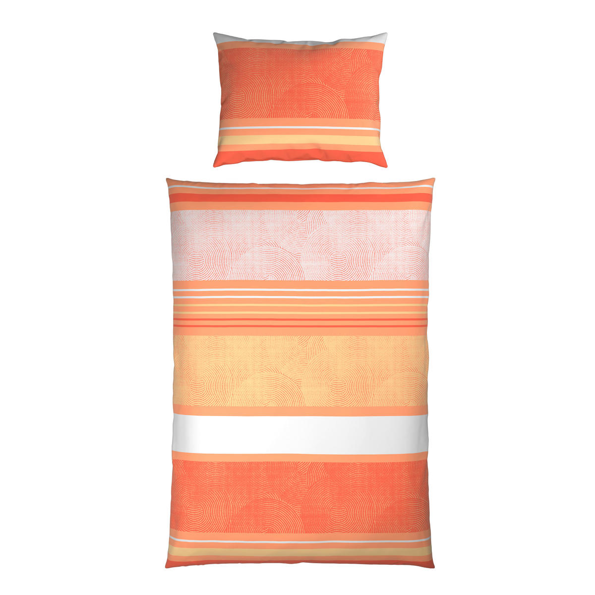 BETTWÄSCHE CUBY Satin 140/200 cm  - Terracotta, KONVENTIONELL, Textil (140/200cm) - Esposa