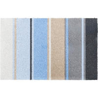 BADEMATTE Blau 60/90 cm  - Blau, Design, Kunststoff/Textil (60/90cm) - Grund