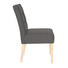 STUHL Webstoff Eichefarben, Grau - Eichefarben/Grau, Design, Holz/Textil (48/93/66cm) - Carryhome