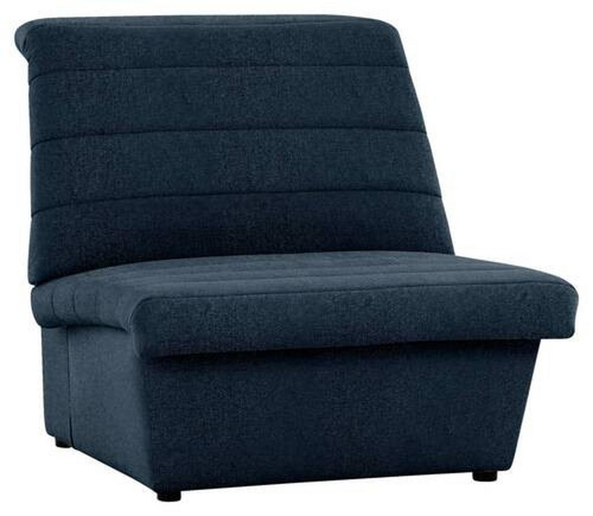 SESSEL Webstoff Dunkelblau    - Schwarz/Dunkelblau, Design, Kunststoff/Textil (92/92/103cm) - LOOKS by W.Joop