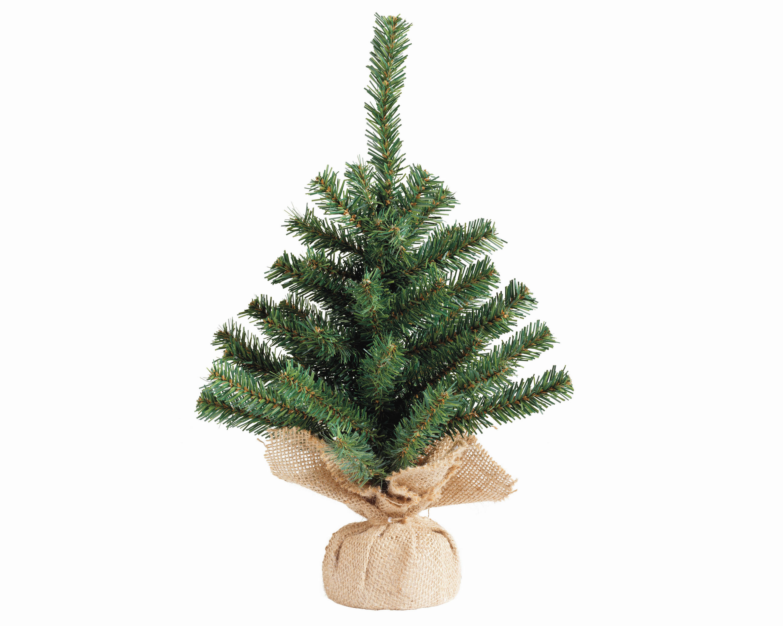 BOŽIČNA JELKA 35 cm  - zelena/bež, Basics, umetna masa/tekstil (46cm) - X-Mas