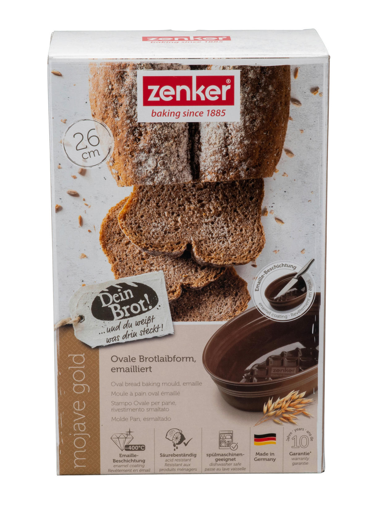 BACKFORM - KONVENTIONELL, Metall (26,35/26,5/9,5cm) - Zenker