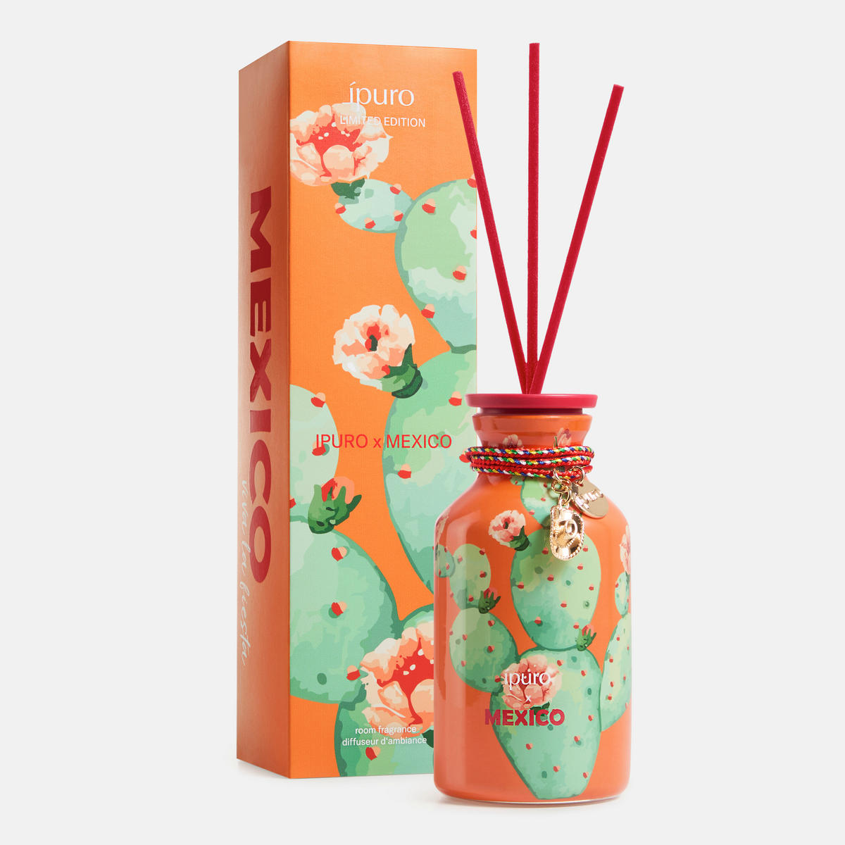 RAUMDUFT 8/8 cm  - Dunkelorange, Basics, Glas (8/8cm) - Ipuro