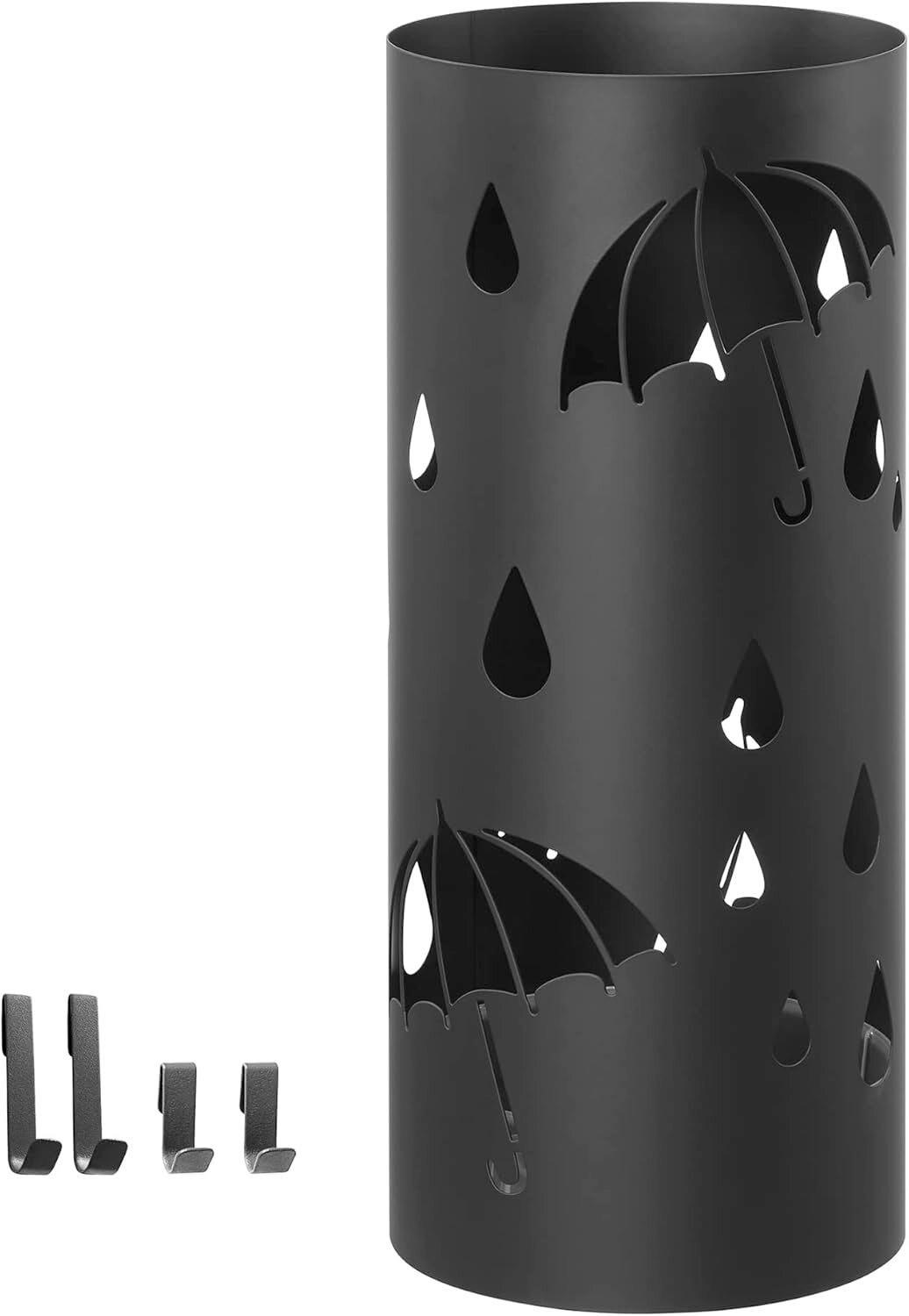 SCHIRMSTÄNDER Metall Schwarz  - Schwarz, Basics, Metall (17/41/17cm)