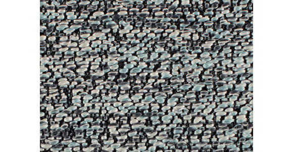 ECKSOFA Graublau Bouclé  - Graublau/Schwarz, Design, Textil/Metall (250/220cm) - Xora