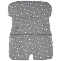 HOCHSTUHLEINLAGE BRUNCH  - Grau, Basics, Textil (42/52cm) - Jimmylee