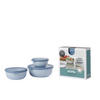 VORRATSDOSENSET 3-teilig  - Klar/Hellblau, KONVENTIONELL, Kunststoff (19/8/19,2cm) - Mepal