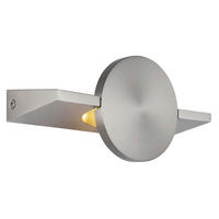 LED-WANDLEUCHTE Jasper 10/20 cm  - Nickelfarben, Design, Metall (10/20cm)